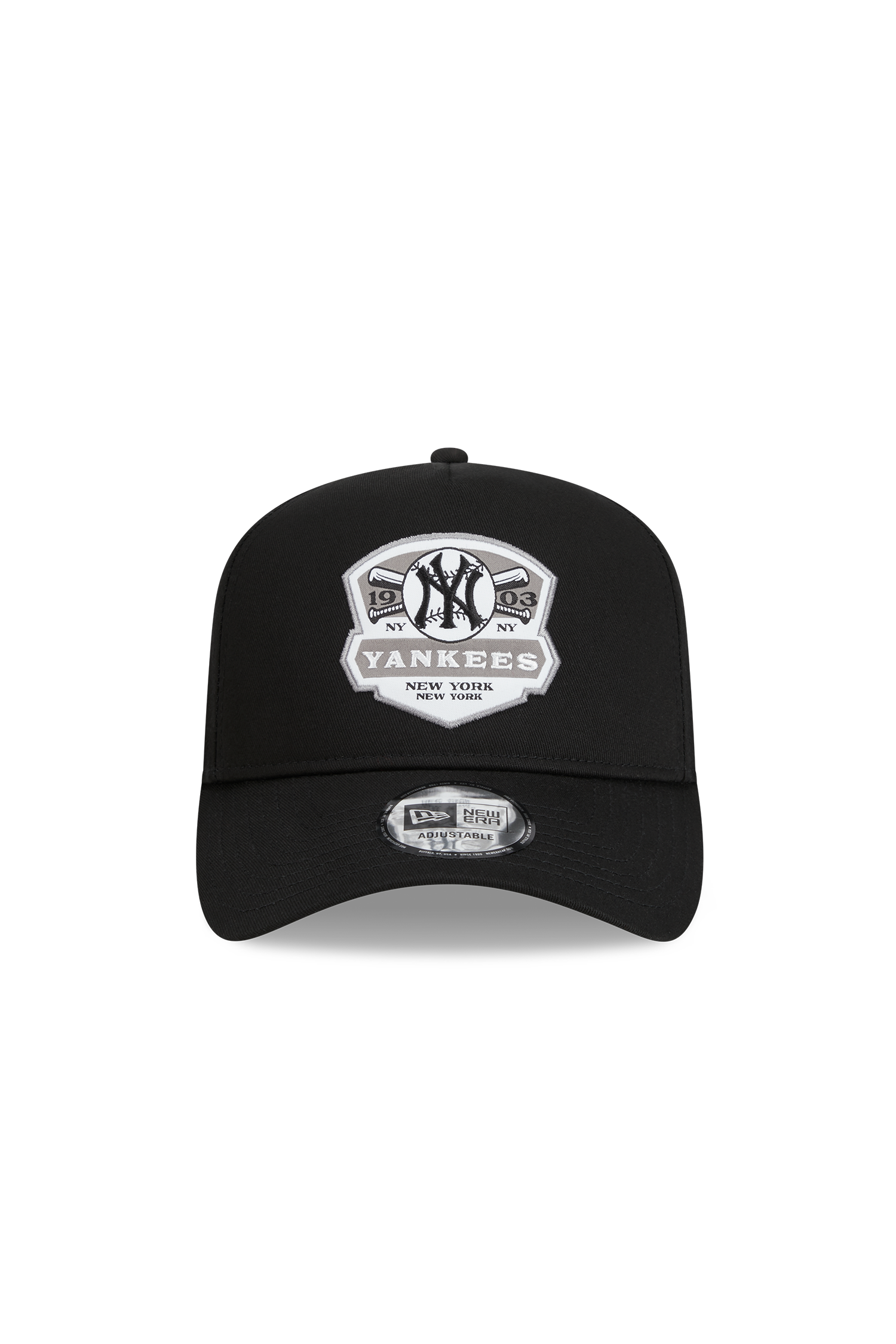 NEW ERA New York Yankees MLB Patch Black A-Frame Trucker Cap - Butterfly Sneakers