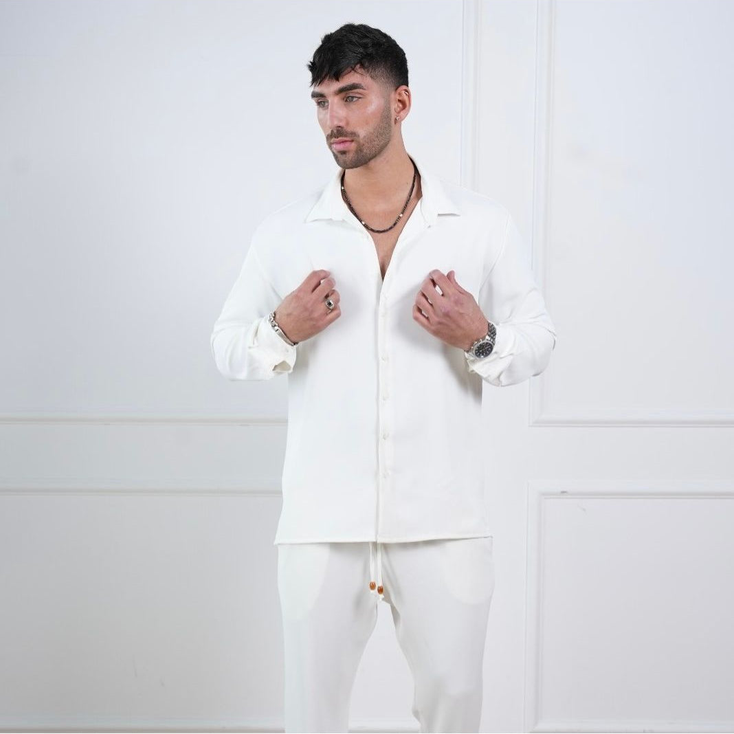 Elegant New York Pants - White - Butterfly Sneakers