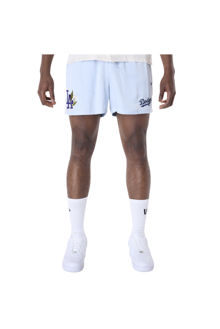 LA Dodgers MLB Woven Pastel Blue Shorts (מכנס) - Butterfly Sneakers