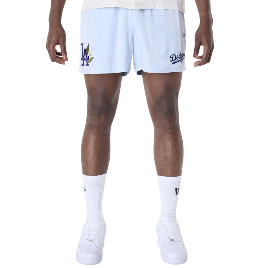 LA Dodgers MLB Woven Pastel Blue Shorts (מכנס) - Butterfly Sneakers