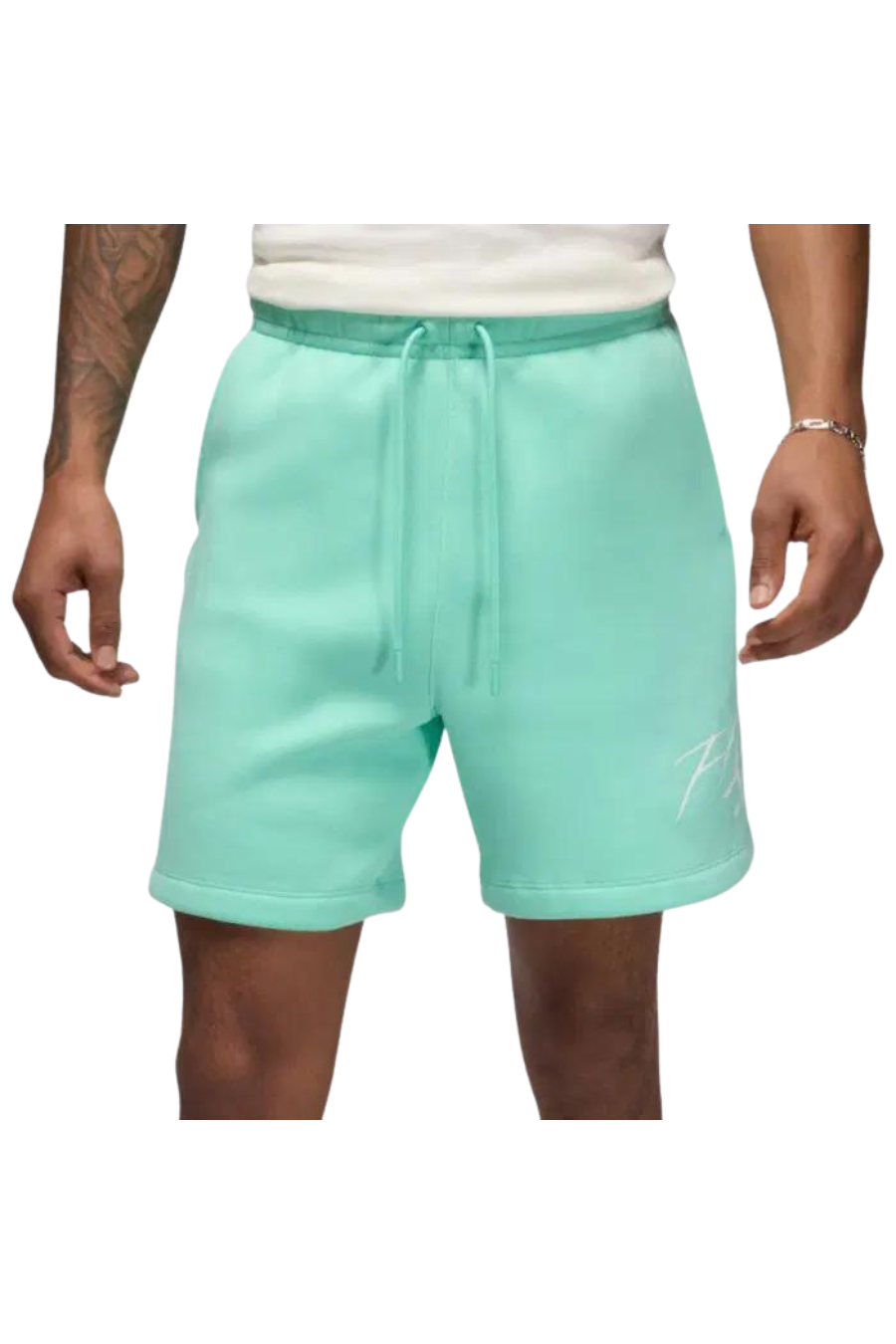 Short Jordan Brooklyn Fleece emerald rise/white - Butterfly Sneakers