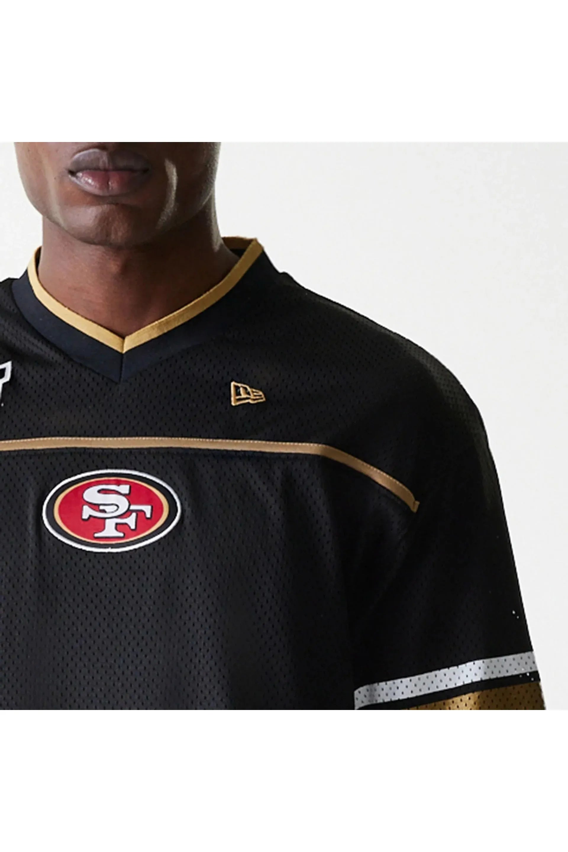 MESH NFL SAF49E BLK חולצת טי שירט שרוול קצר - Butterfly Sneakers