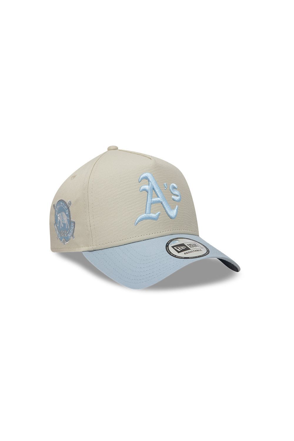 Oakland Athletics World Series Patch Cream 9FORTY A-Frame Adjustable Cap - Butterfly Sneakers