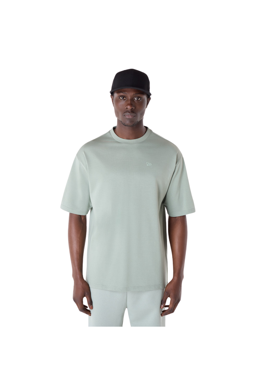 New Era Sticker Pastel Green Oversized T-Shirt - Butterfly Sneakers