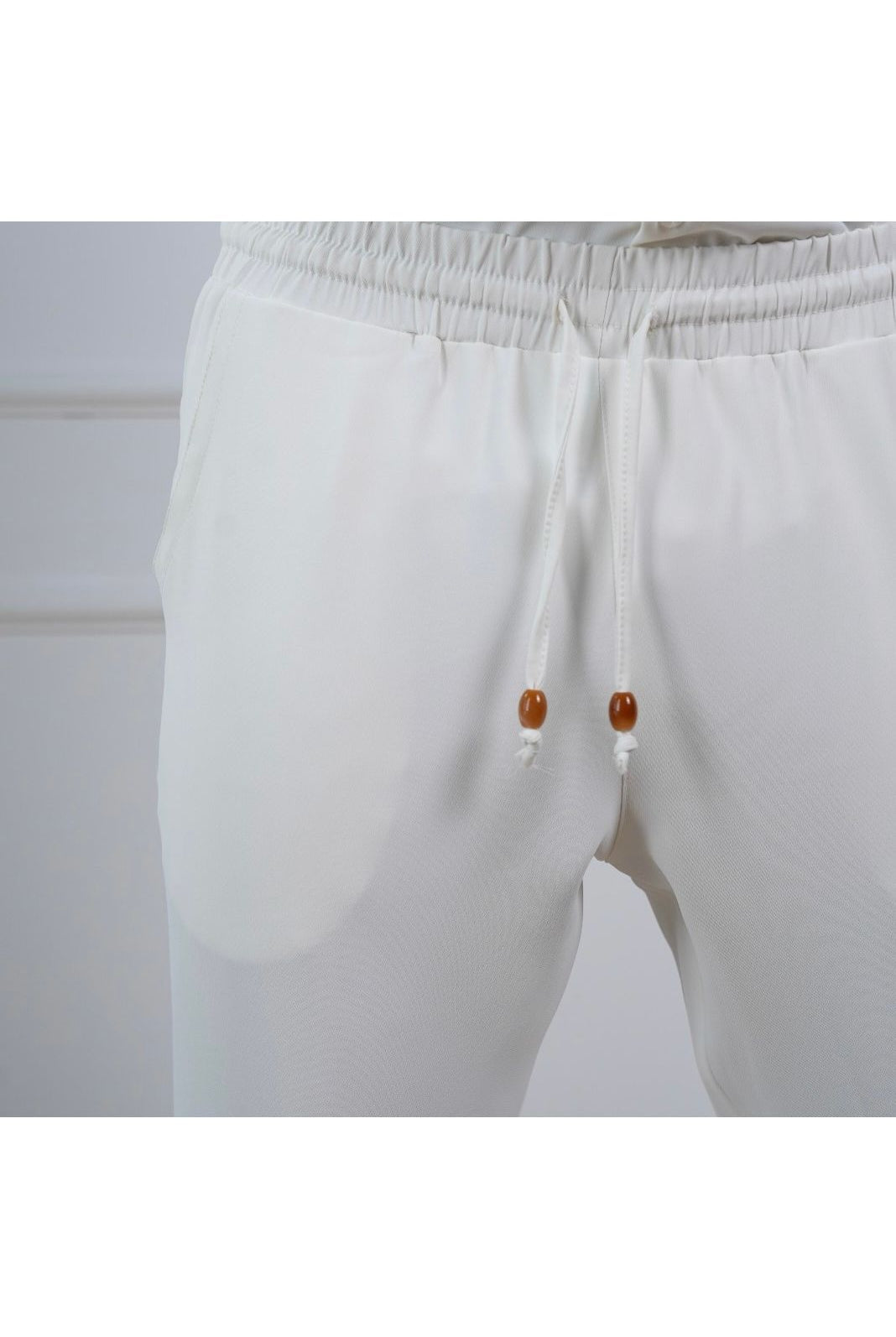 Elegant New York Pants - White - Butterfly Sneakers