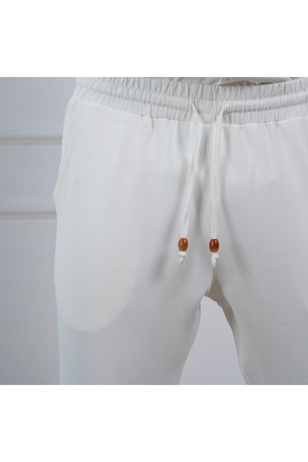 Elegant New York Pants - White - Butterfly Sneakers