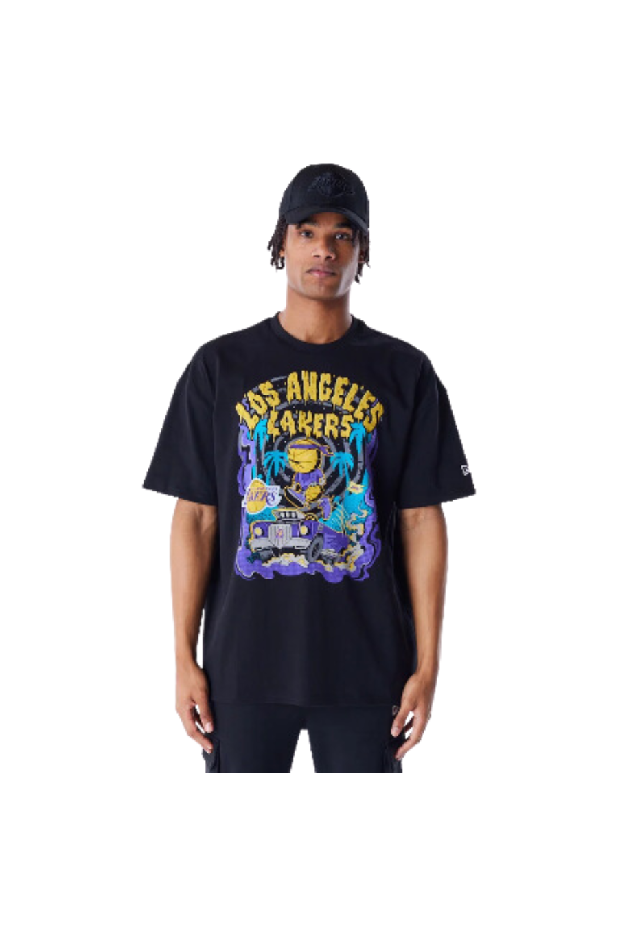 חולצת טי שירט שרוול קצר LAKERS - Butterfly Sneakers