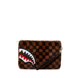 SPRAYGROUND FUR SHARKS IN PARIS CROSS-OVER CLUTCH - Butterfly Sneakers