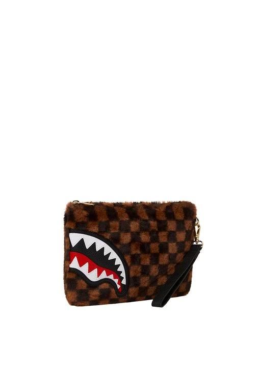 SPRAYGROUND FUR SHARKS IN PARIS CROSS-OVER CLUTCH - Butterfly Sneakers