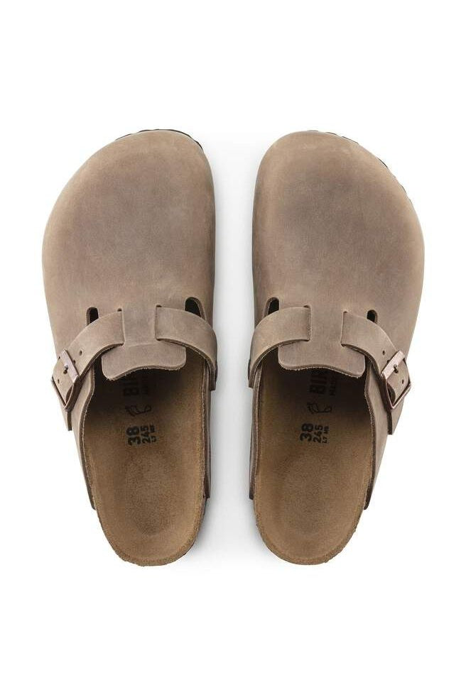 Birkenstok Boston Tabacco Brown כפכפי בירקנשטוק בוסטון יוניסקס חום טבק - Butterfly Sneakers