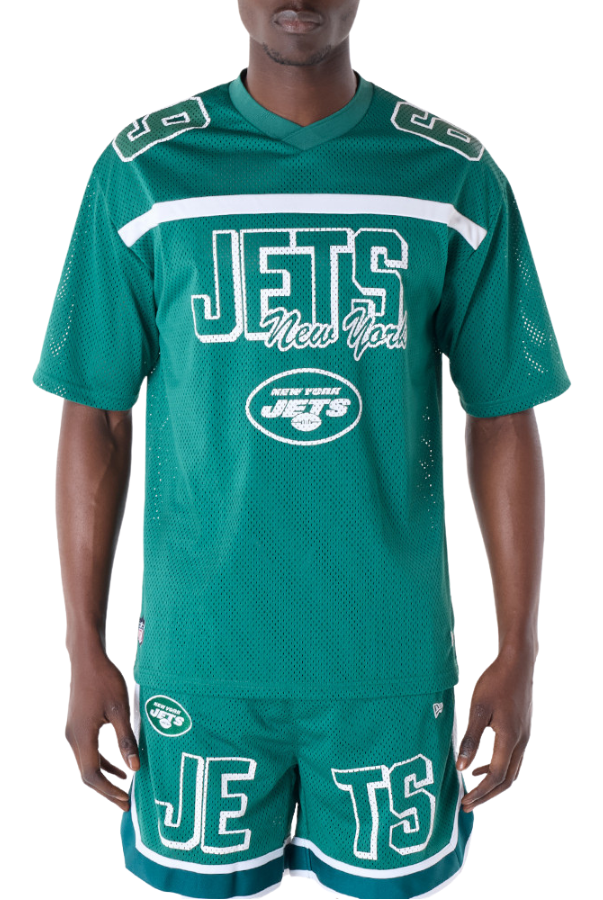 New York Jets NFL Mesh Green T-Shirt New Era - Butterfly Sneakers