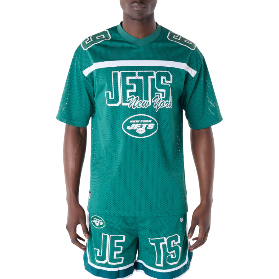 New York Jets NFL Mesh Green T-Shirt New Era - Butterfly Sneakers