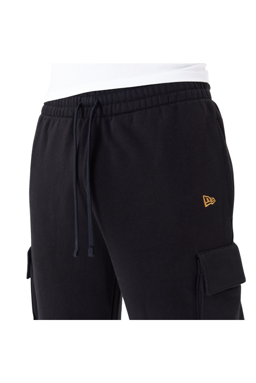 New Era Script Black Cargo Joggers - Butterfly Sneakers