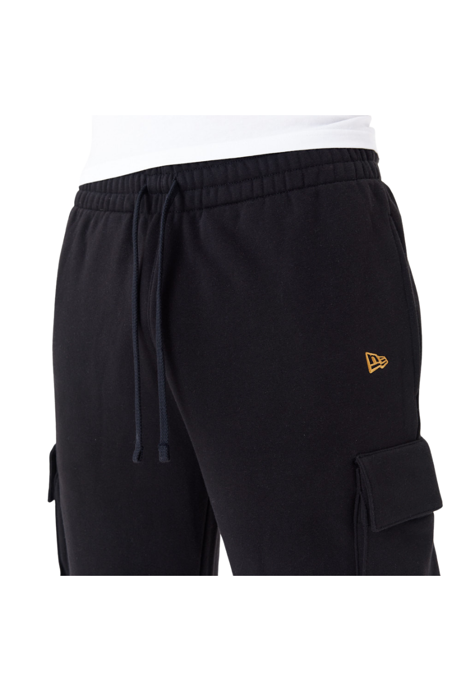 New Era Script Black Cargo Joggers - Butterfly Sneakers
