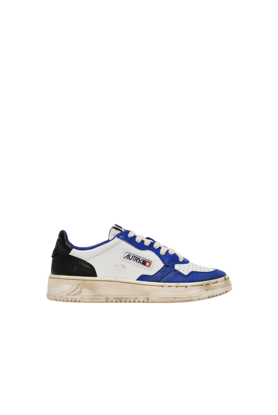 SUPER VINTAGE WHITE BLUE & BLACK סניקרס - Butterfly Sneakers