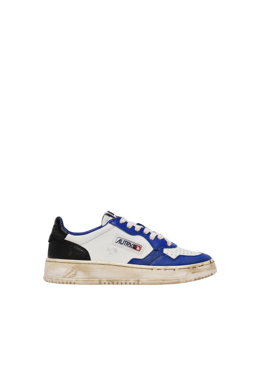 SUPER VINTAGE WHITE BLUE & BLACK סניקרס - Butterfly Sneakers
