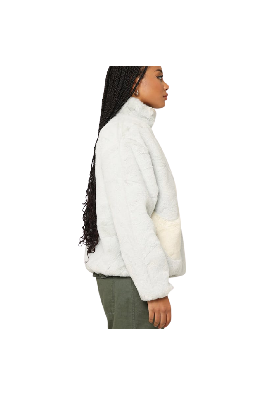 Nike Women's Faux Fur Jacket - Butterfly Sneakers