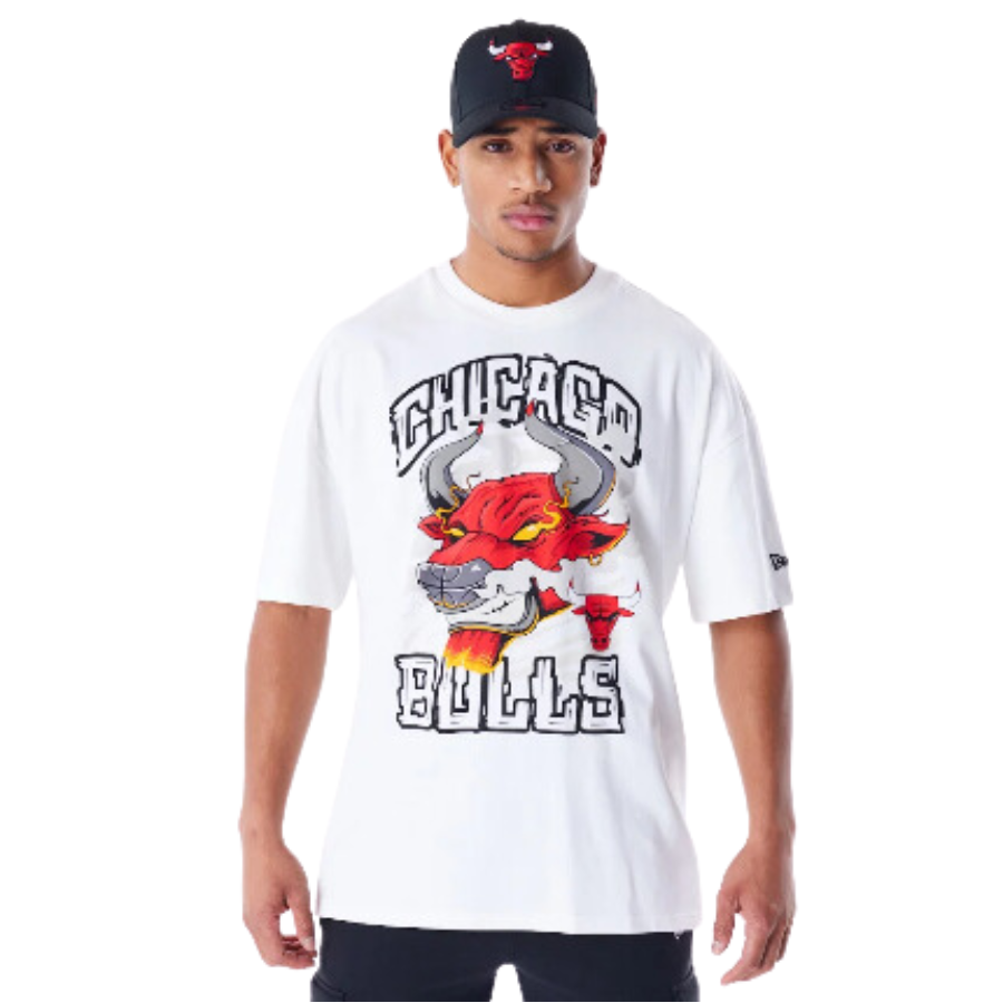 חולצת טי שירט שרוול קצר BULLS - Butterfly Sneakers