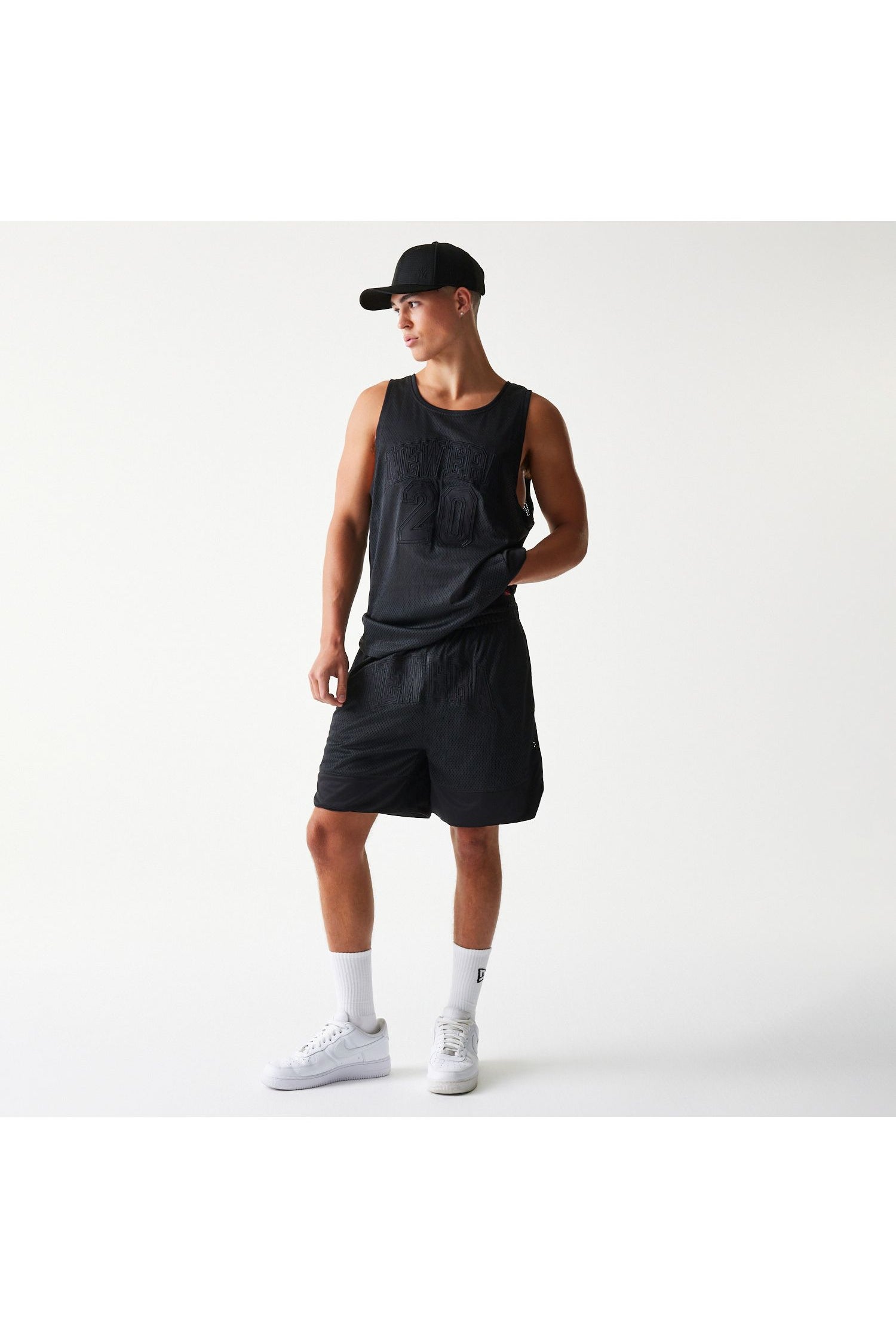 MESH SHORTS BLK מכנסיים קצרים - Butterfly Sneakers