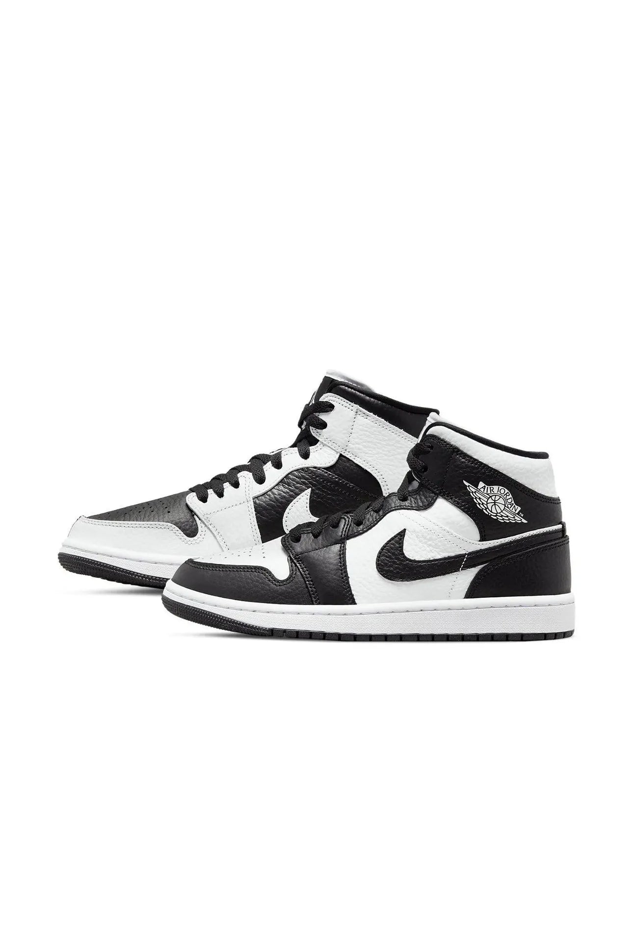 Jordan 1 Mid Split Black White - Butterfly Sneakers