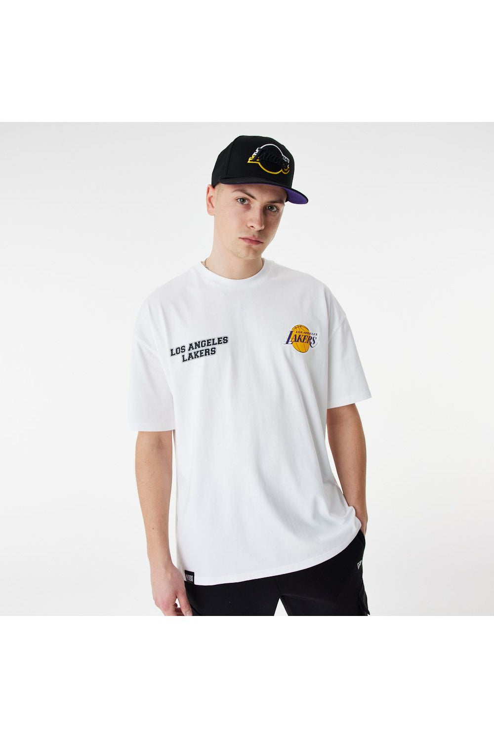 חולצת טי שירט שרוול קצר OS LAKERS - Butterfly Sneakers