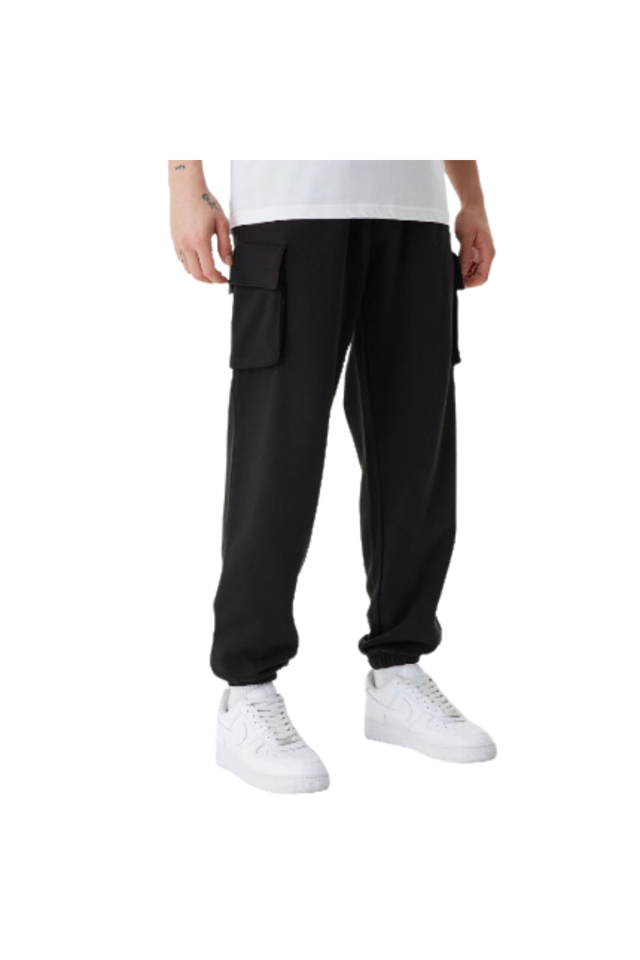 New Era Black Cargo Joggers - Butterfly Sneakers