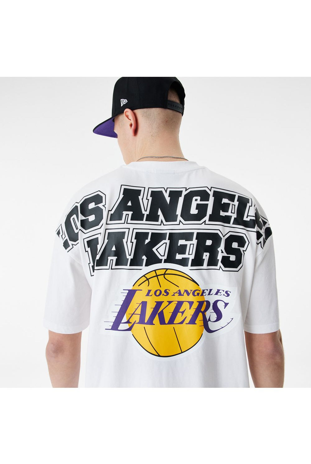 חולצת טי שירט שרוול קצר OS LAKERS - Butterfly Sneakers