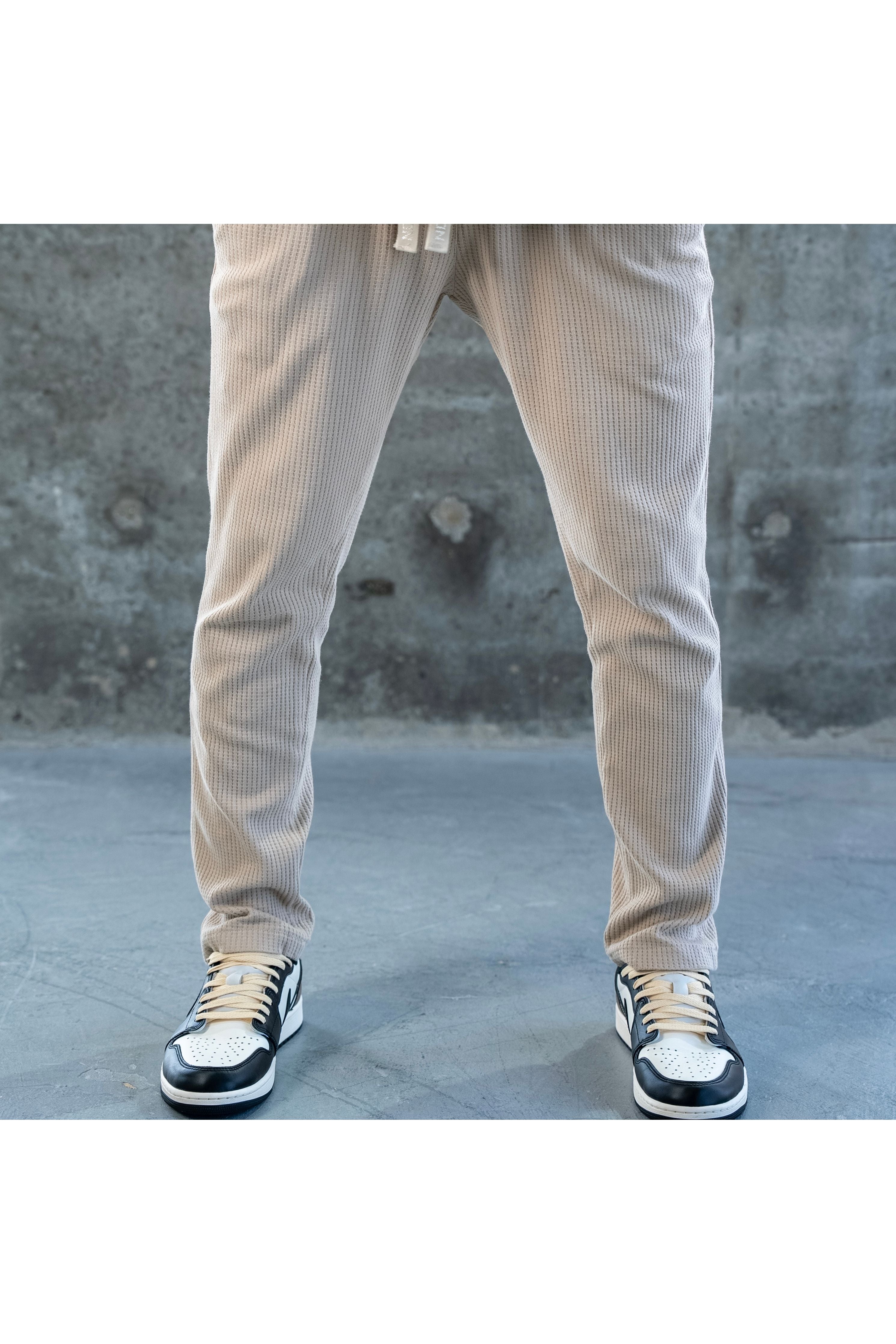 ELEGANT PANTS WAFFLE - MOCHA - Butterfly Sneakers