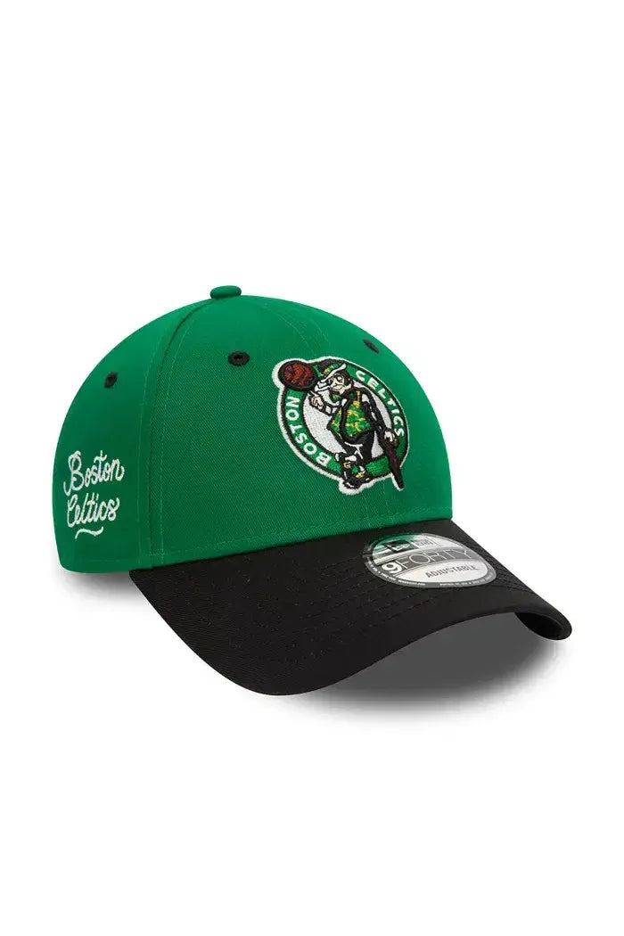 NEW ERA NBA Boston Celtics Side Patch 9Forty Green כובע - Butterfly Sneakers