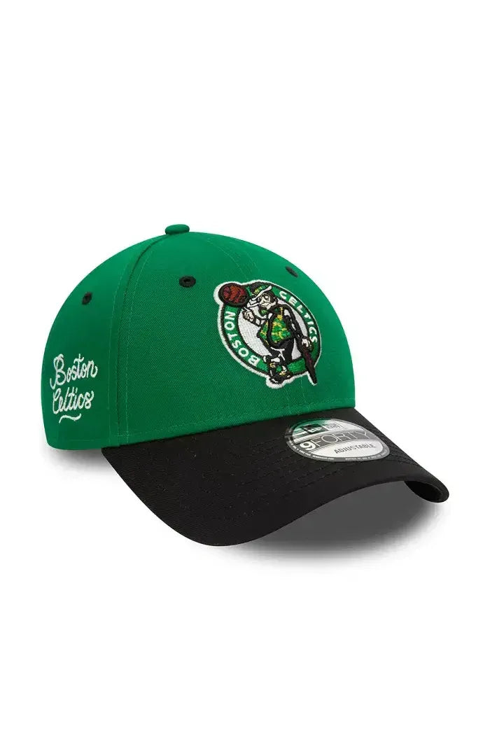 NEW ERA NBA Boston Celtics Side Patch 9Forty Green כובע - Butterfly Sneakers