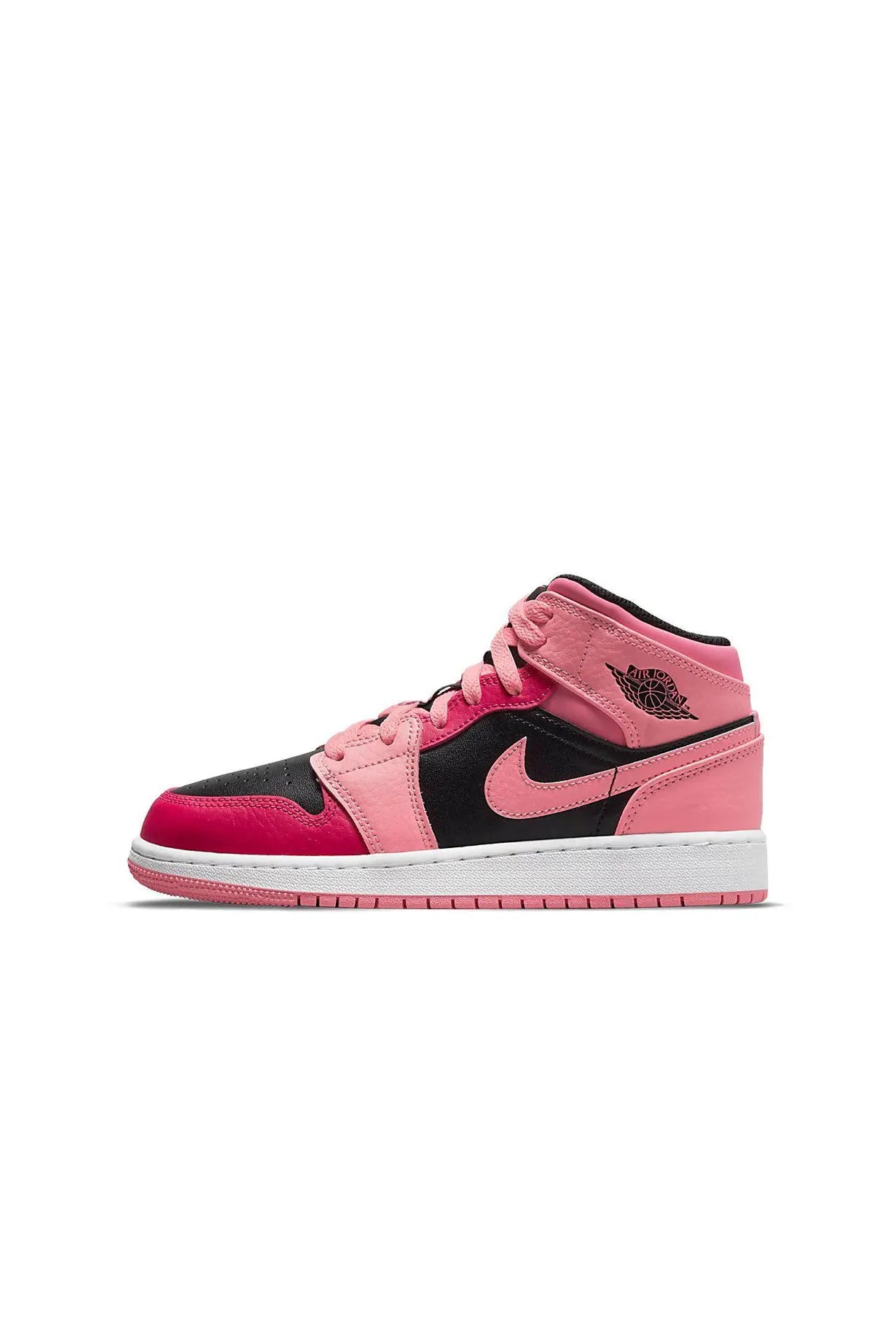 Jordan 1 Mid Coral Chalk GS - Butterfly Sneakers
