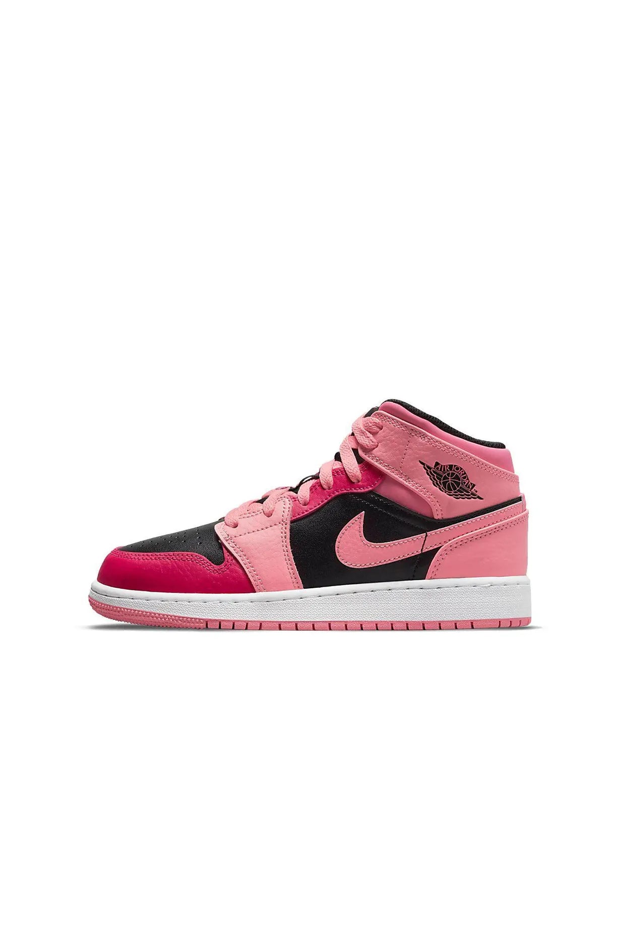 Jordan 1 Mid Coral Chalk GS - Butterfly Sneakers