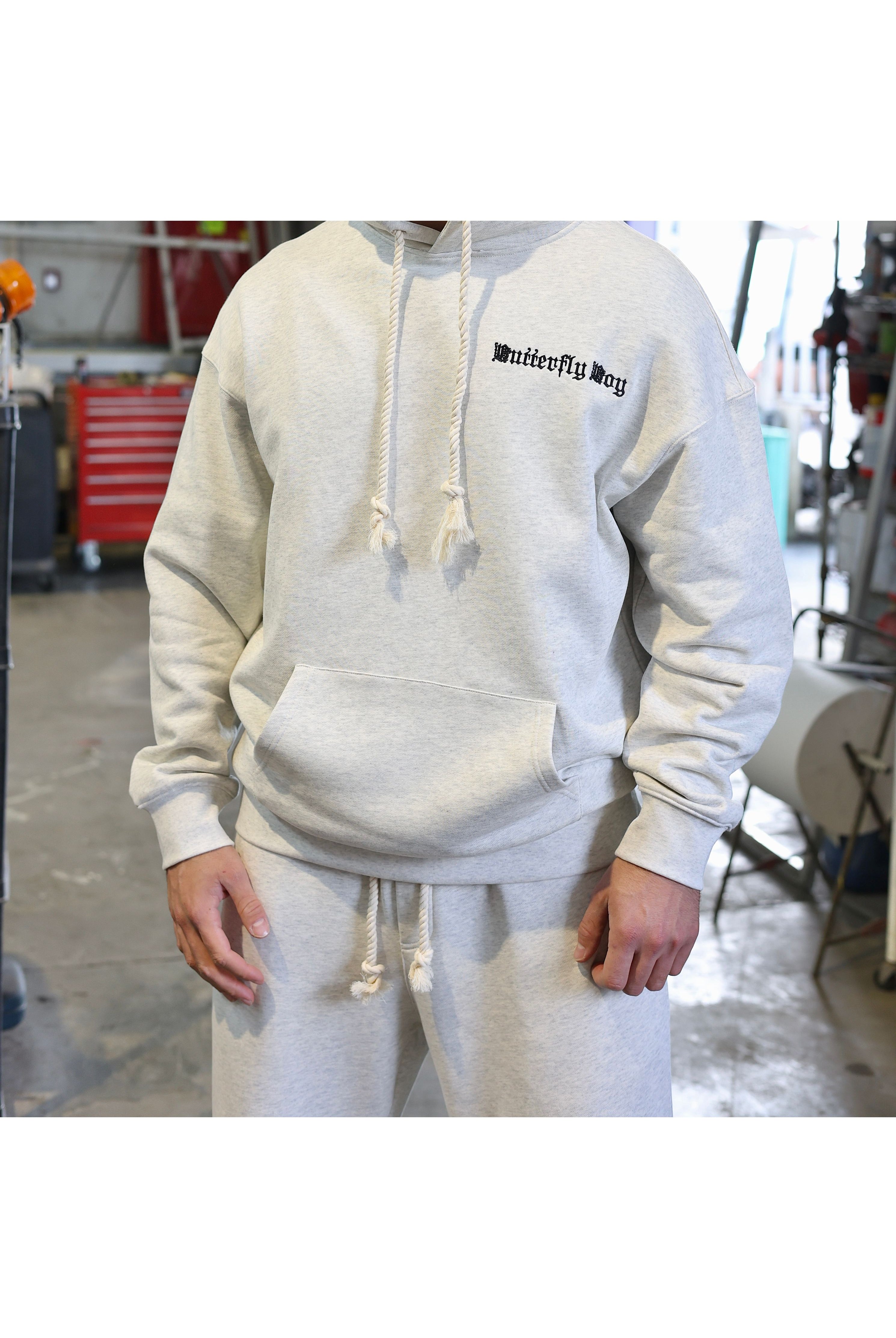 קפוצ'ון OS BUTTERFLY DRW עם רקמה - Butterfly Sneakers