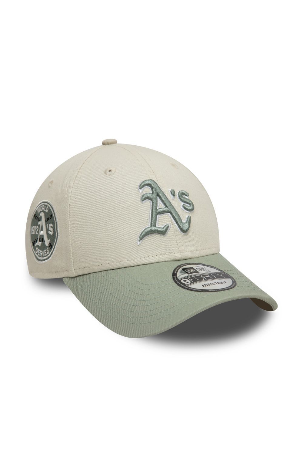 Oakland Athletics World Series Patch Cream 9FORTY Adjustable Cap - Butterfly Sneakers