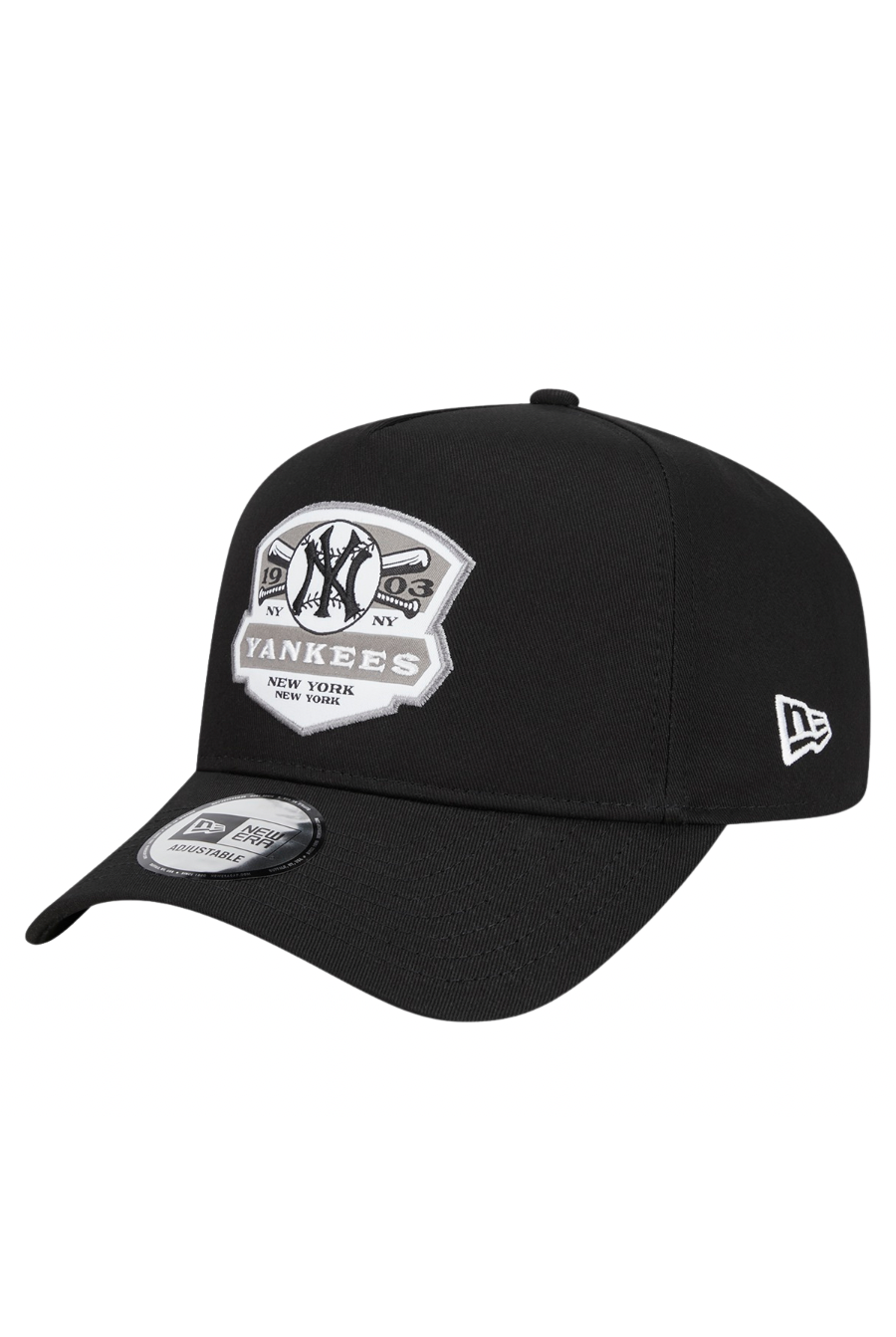 NEW ERA New York Yankees MLB Patch Black A-Frame Trucker Cap - Butterfly Sneakers