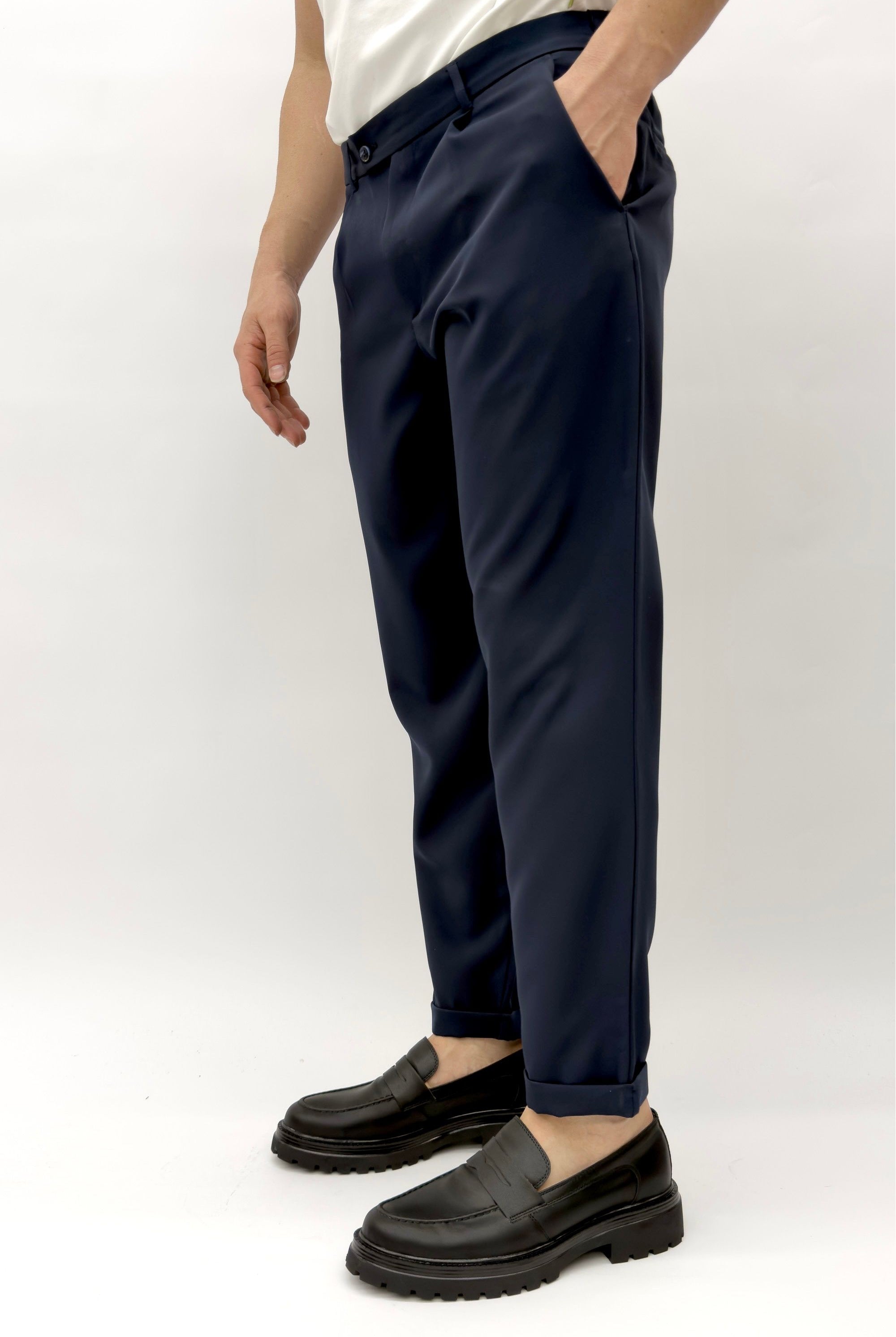 מכנס אלגנט - כחול - Butterfly Sneakers