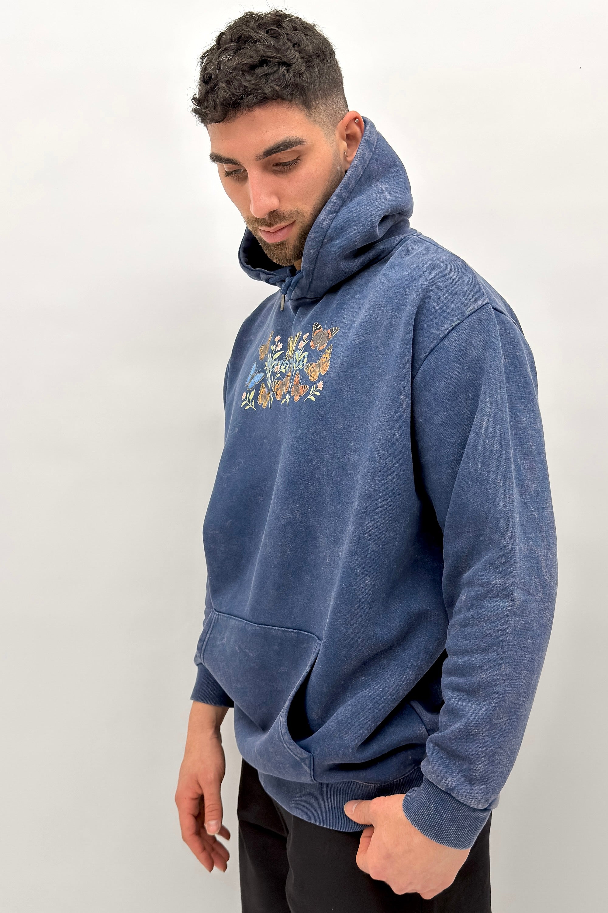 Flowers B Hoodie - Butterfly Sneakers