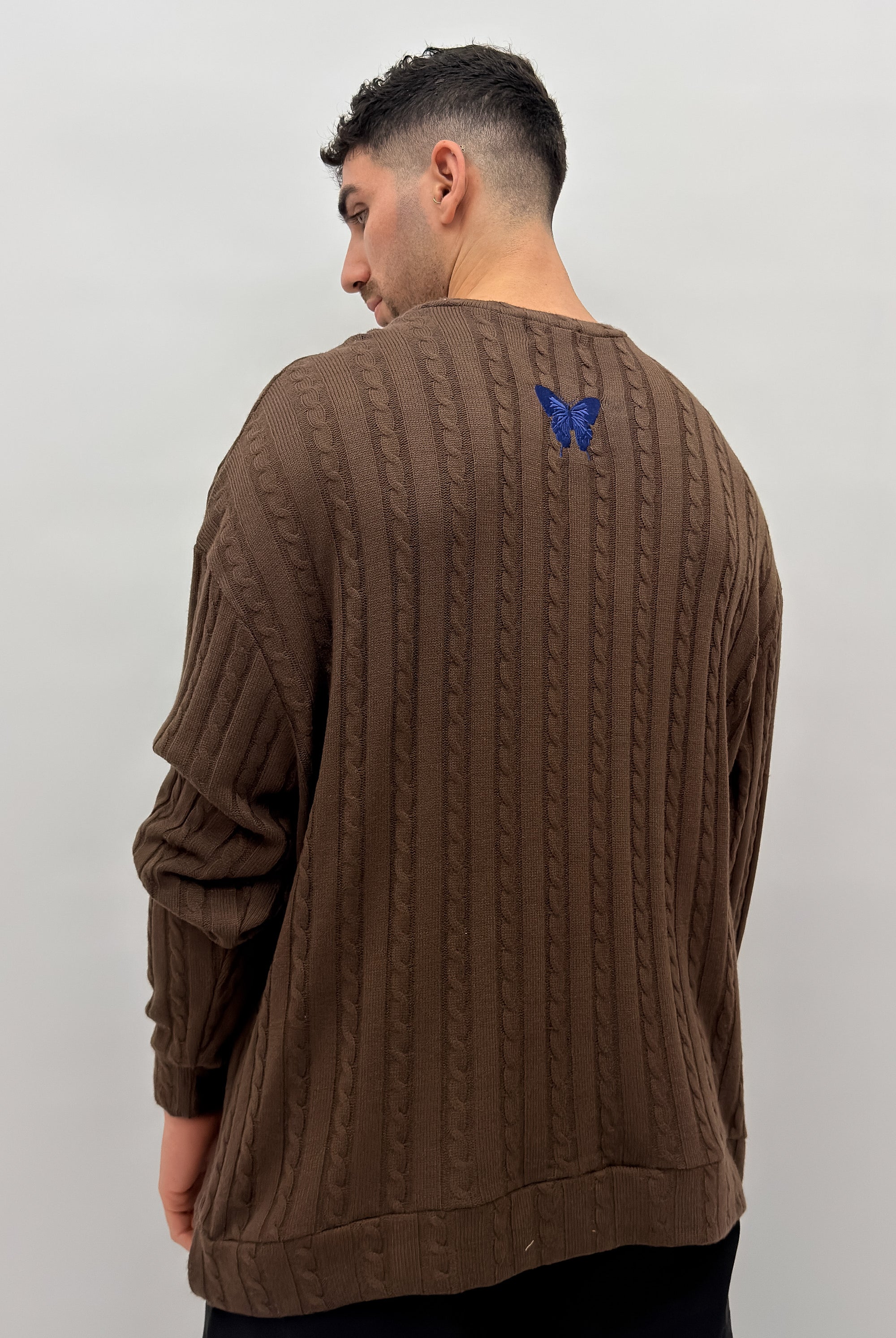 Butterfly Boy Signature Cable Knit סריג - Butterfly Sneakers