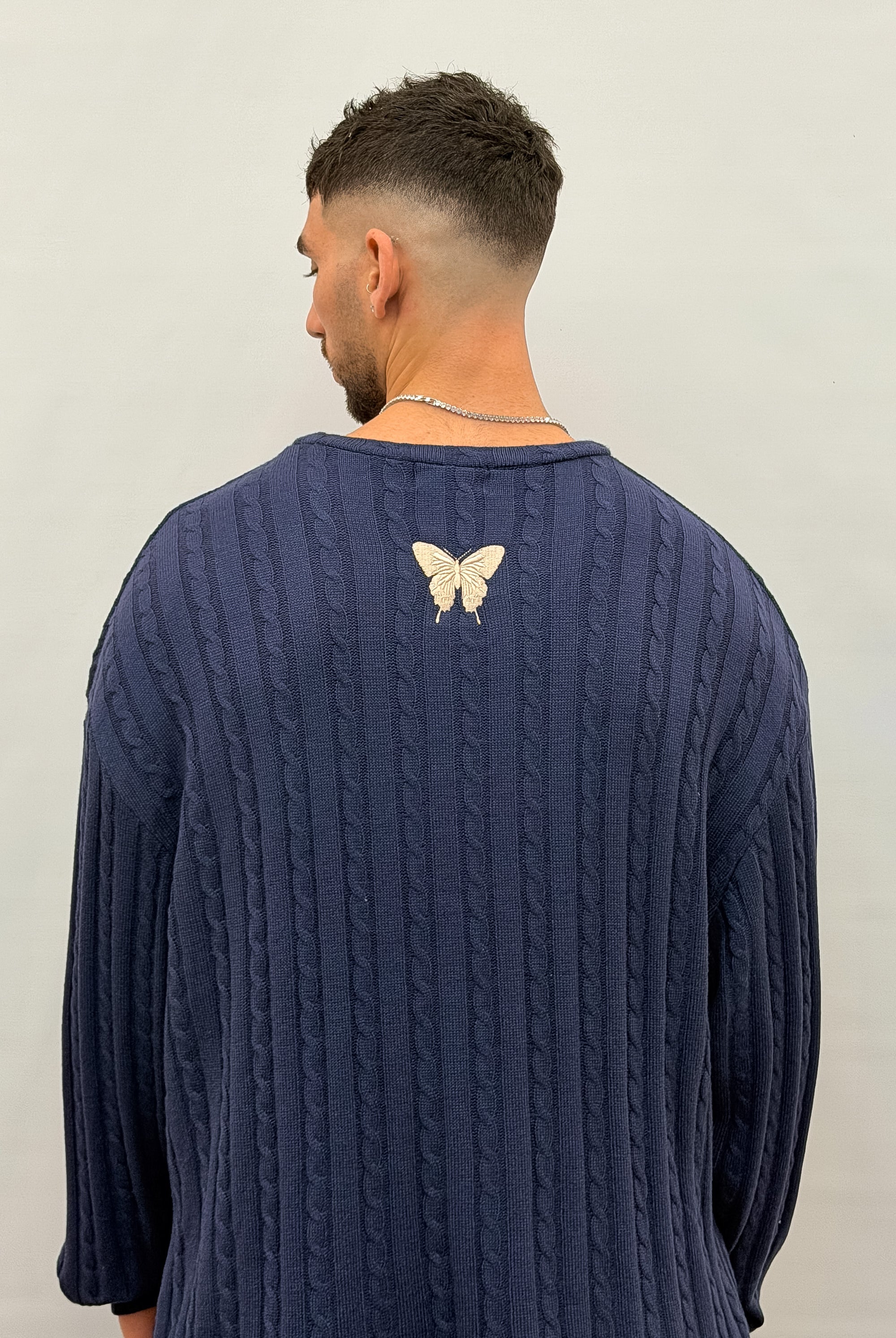 Butterfly Boy Signature Cable Knit סריג - Butterfly Sneakers