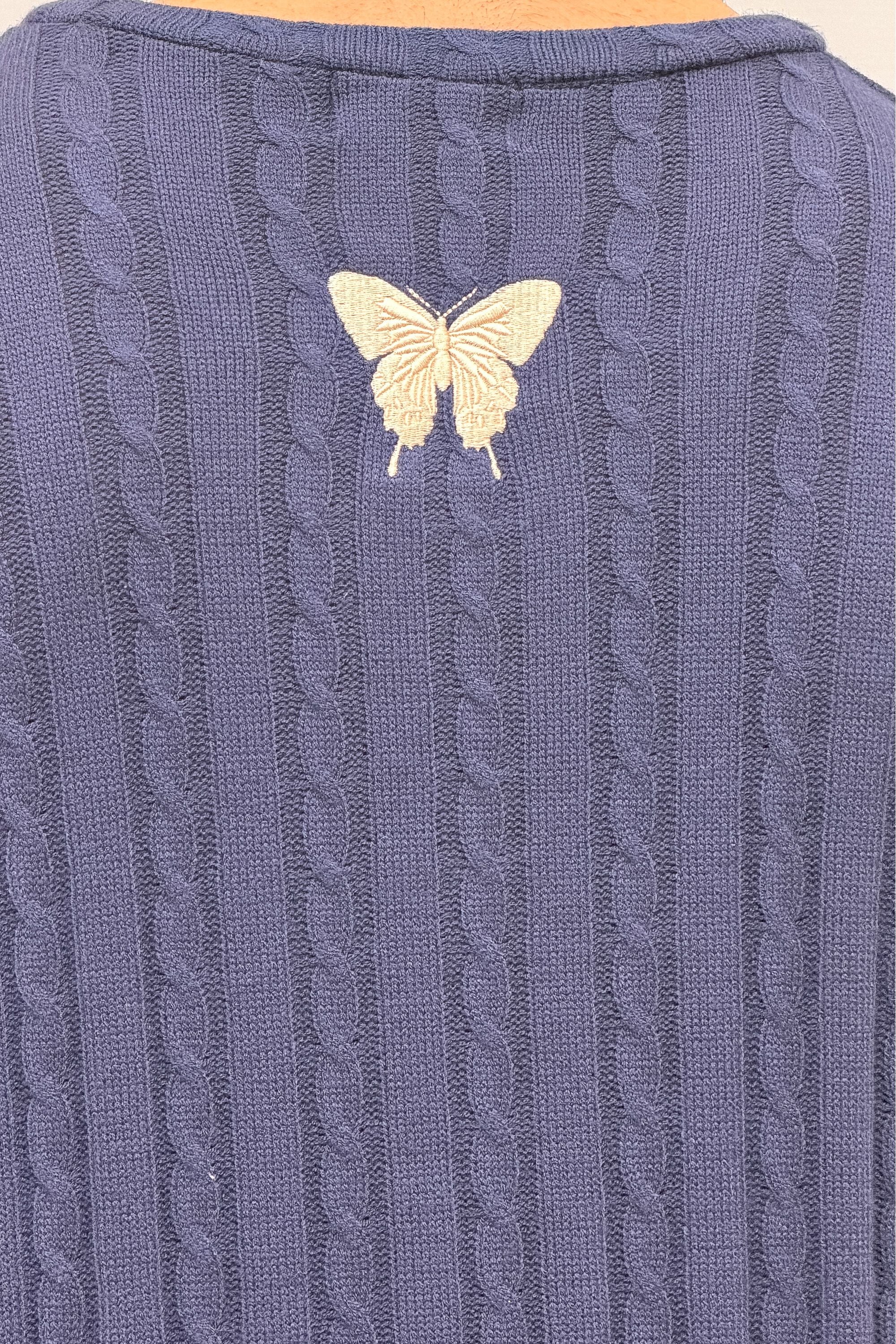 Butterfly Boy Signature Cable Knit סריג - Butterfly Sneakers