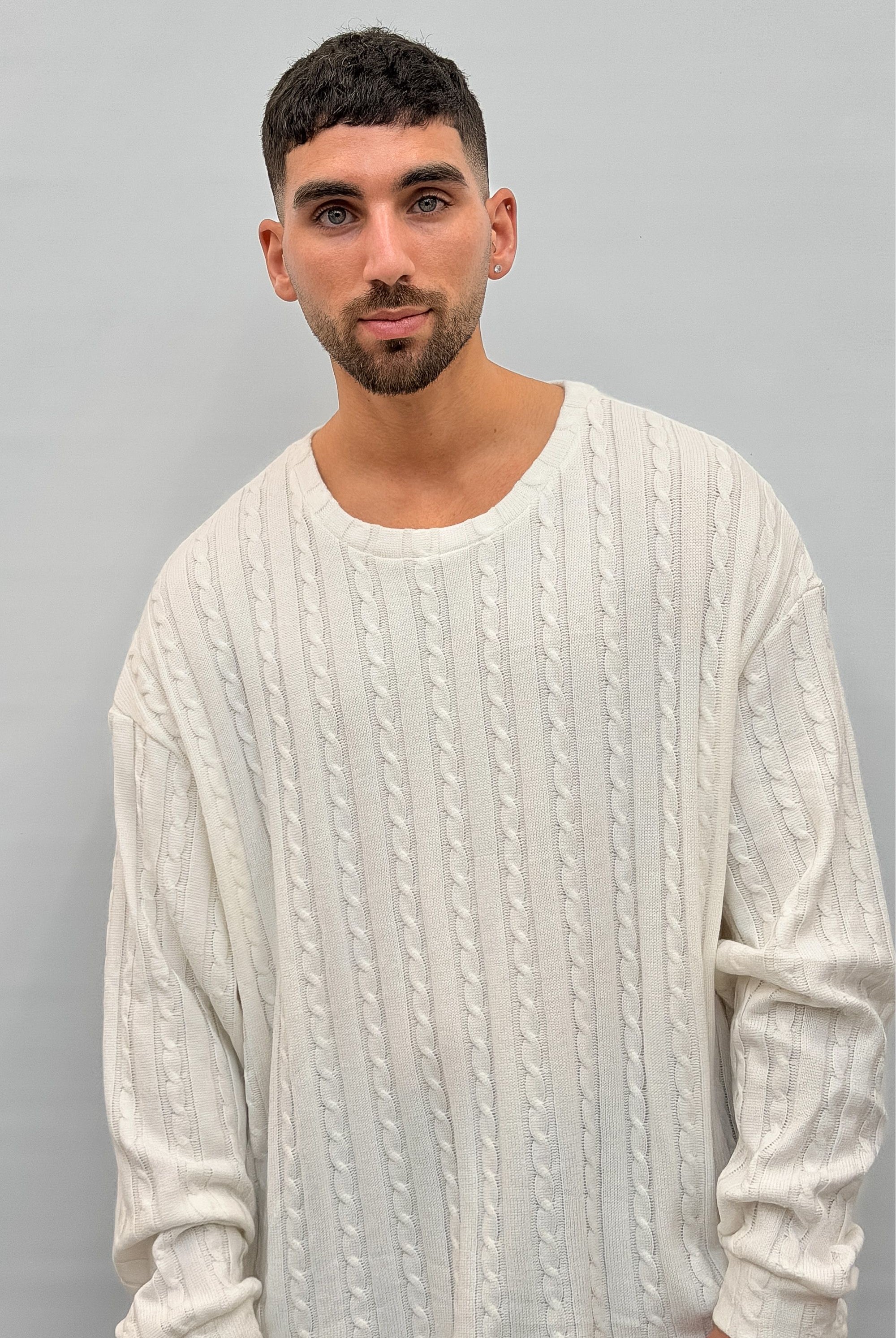 Butterfly Boy Signature Cable Knit סריג - Butterfly Sneakers