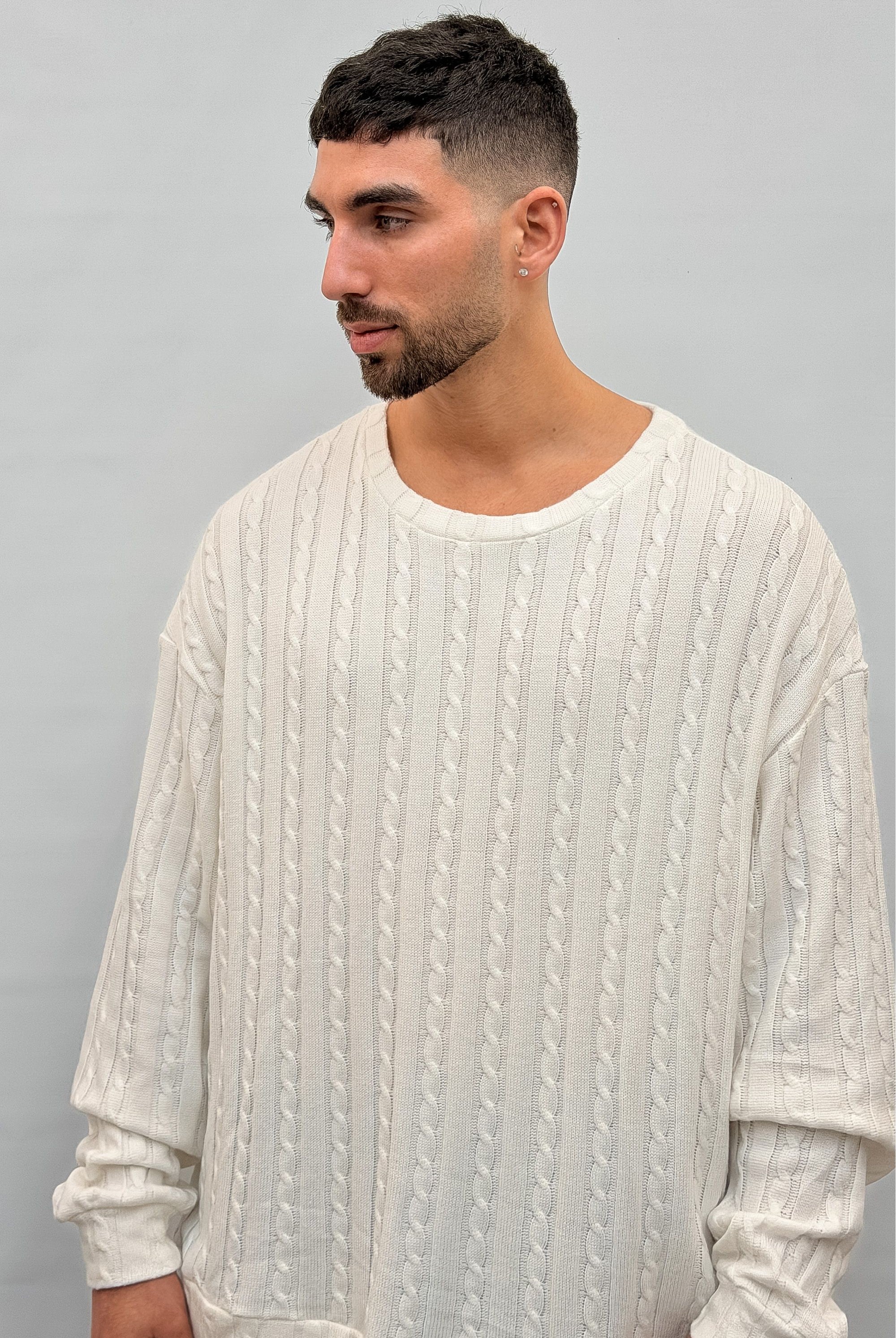 Butterfly Boy Signature Cable Knit סריג - Butterfly Sneakers