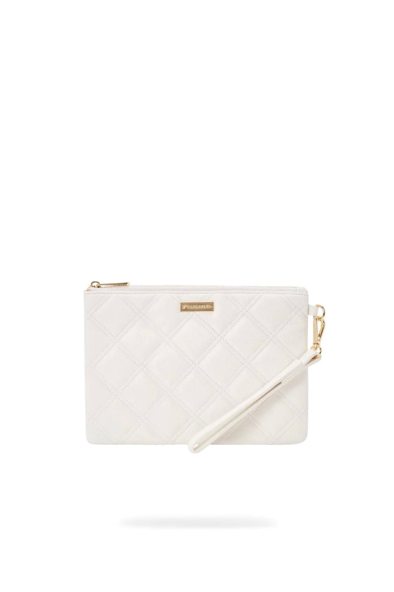 SPRAYGROUND RIVIERA WHITE GOLD CROSS OVER CLUTCH - Butterfly Sneakers