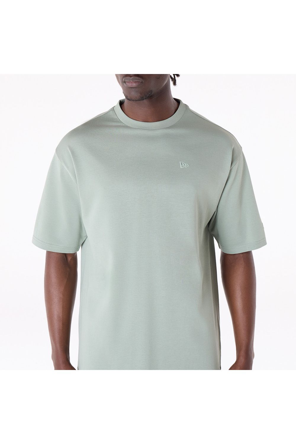 New Era Sticker Pastel Green Oversized T-Shirt - Butterfly Sneakers