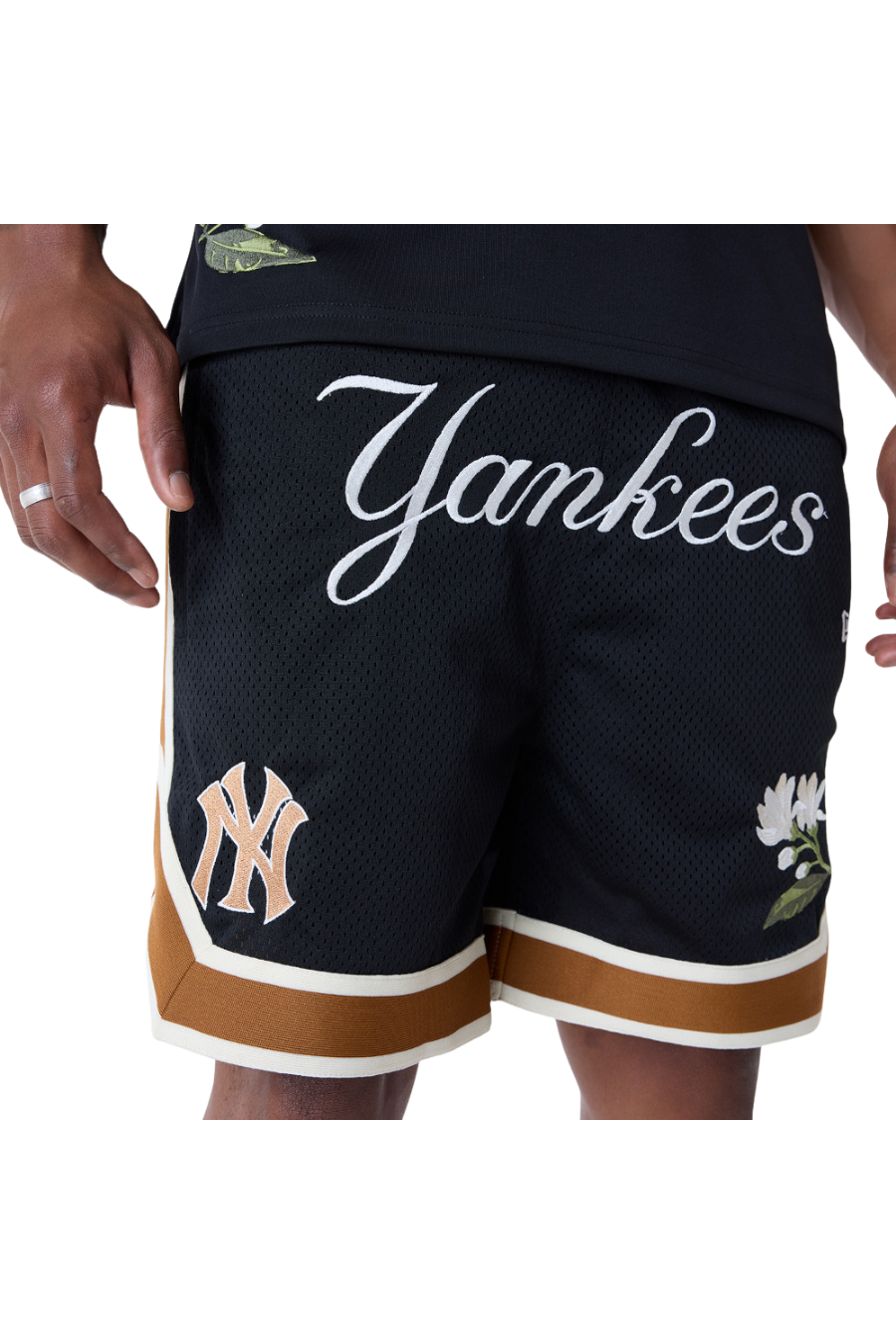Yankees MLB מכנסיים קצרים שחורים - Butterfly Sneakers