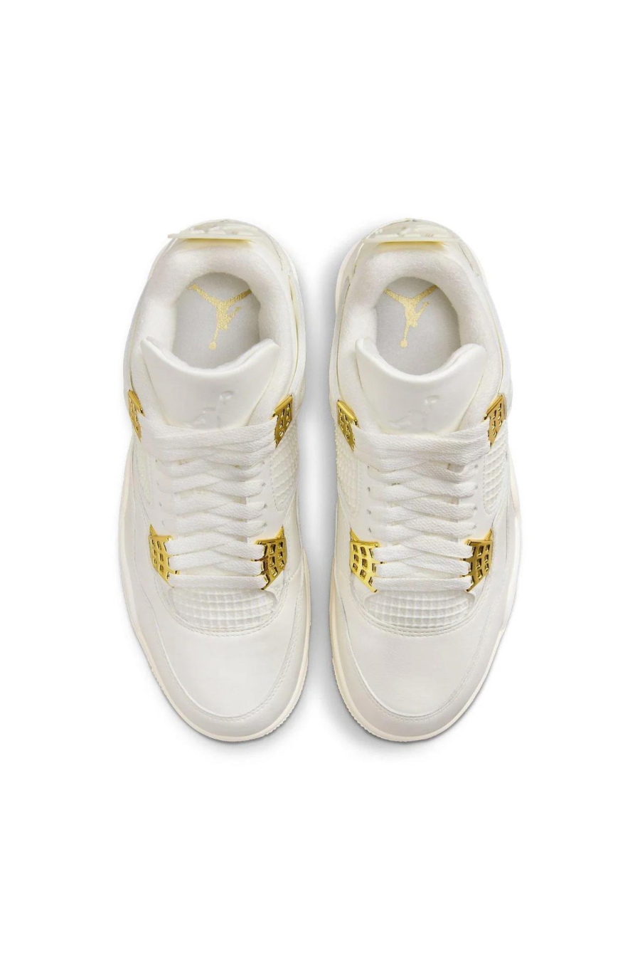 Air Jordan 4 Retro Metallic Gold - Butterfly Sneakers
