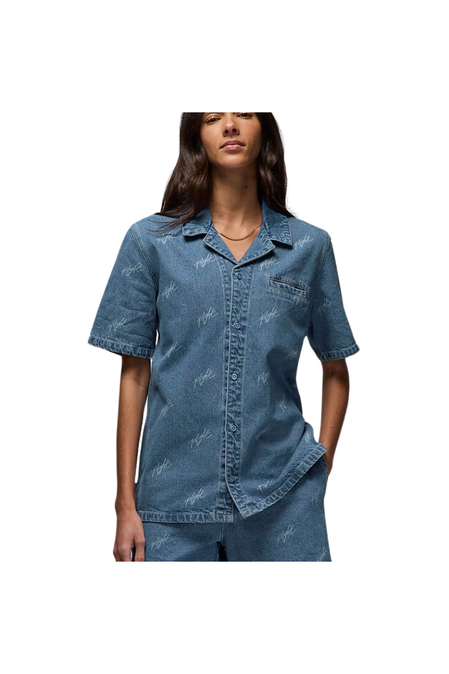 Jordan Denim Women's Tops - Butterfly Sneakers