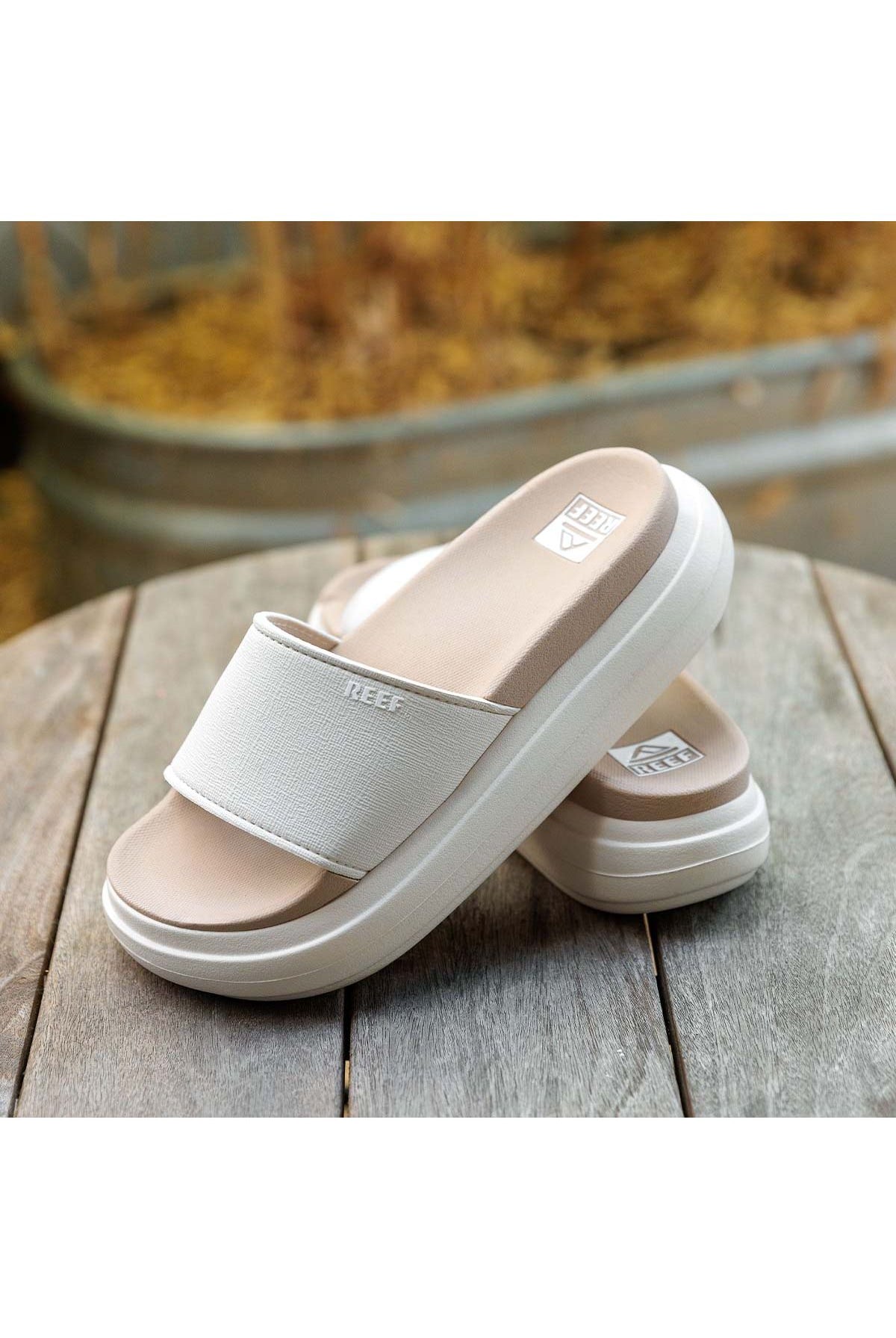 REEF OASIS כפכפי פלטפורמה ריף לנשים - Butterfly Sneakers