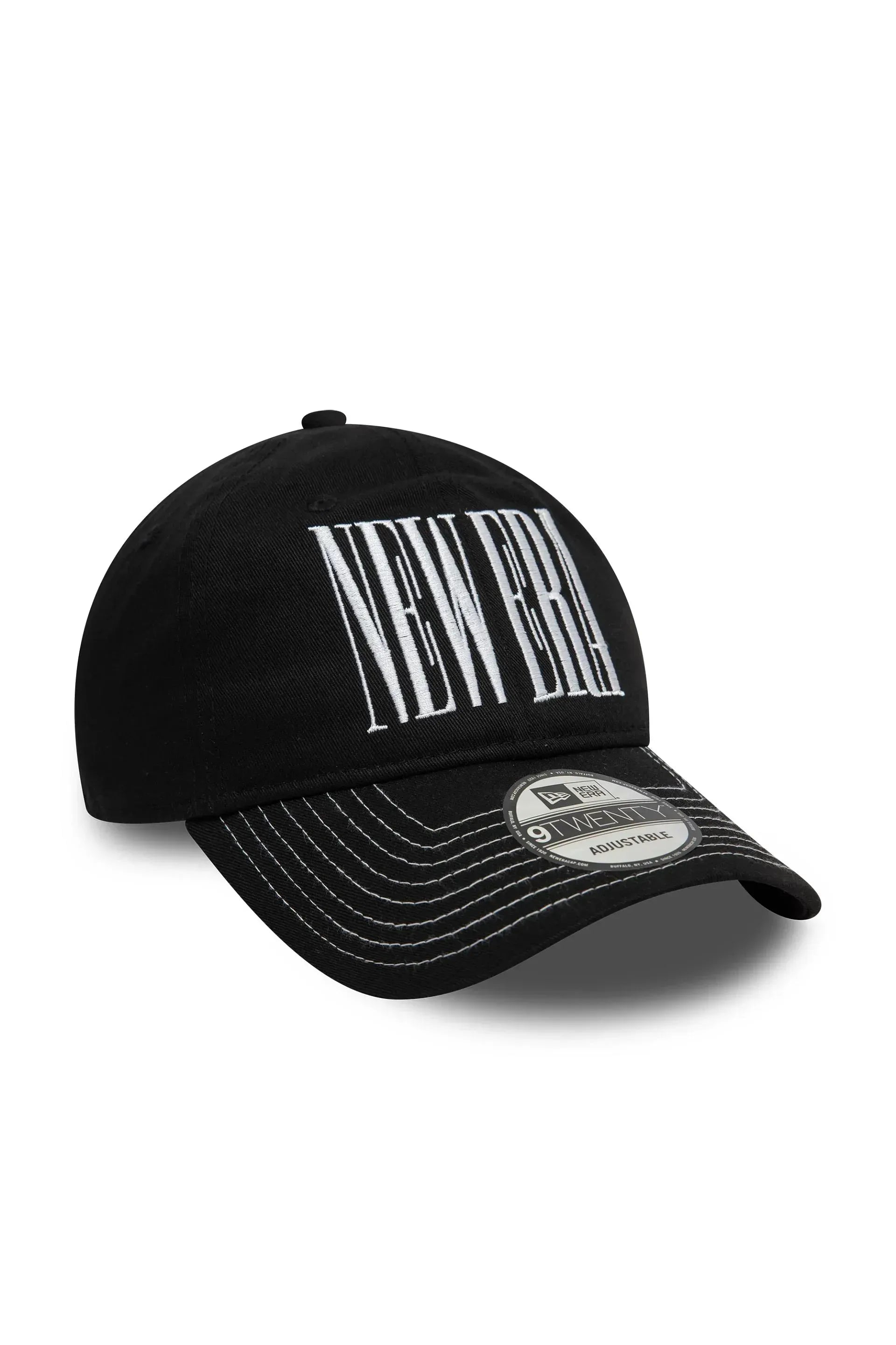 New Era Wordmark Black 9TWENTY Adjustable Cap - Butterfly Sneakers