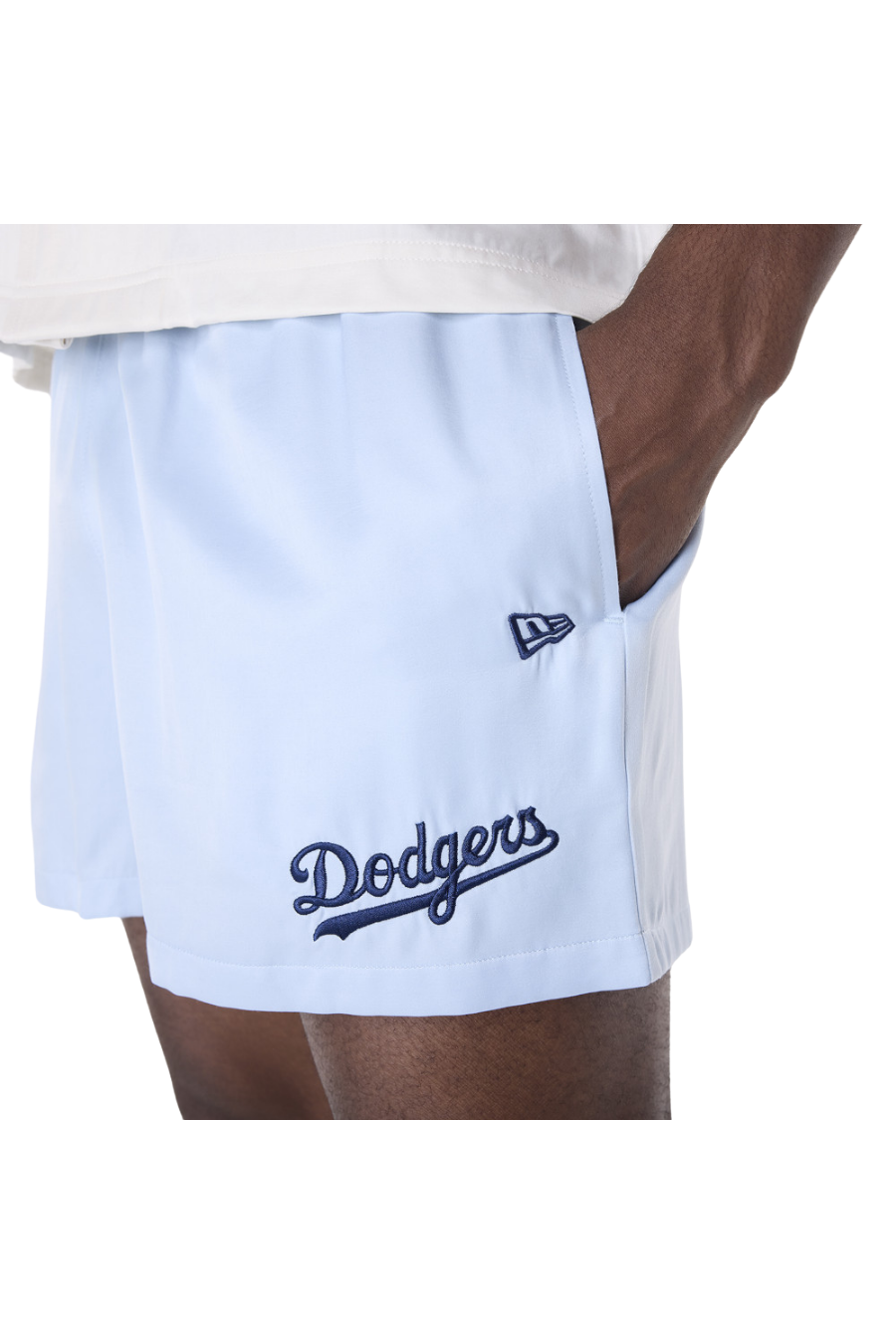 LA Dodgers MLB Woven Pastel Blue Shorts (מכנס) - Butterfly Sneakers